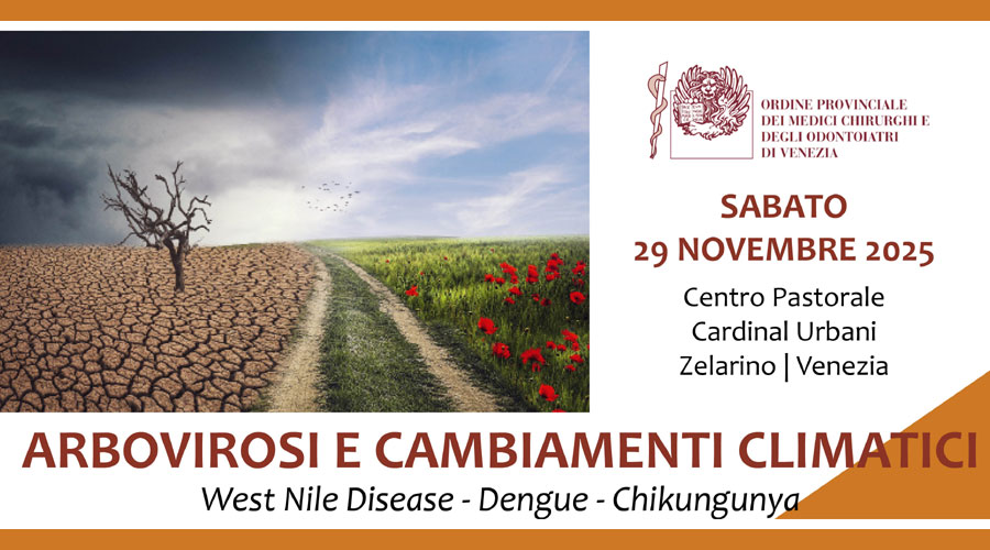Clicca per accedere all'articolo Arbovirosi e cambiamenti climatici: il 29 novembre se ne parla in un convegno dell'Ordine