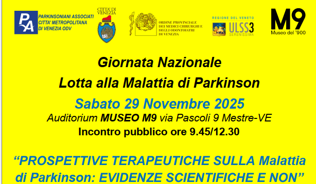 Clicca per accedere all'articolo Giornata Nazionale Lotta alla Malattia di Parkinson: incontro pubblico_29 Novembre 2025