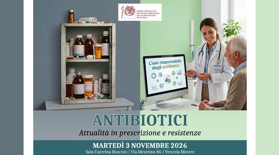 Clicca per accedere all'articolo Antibiotici, tra resistenze e uso appropriato: il prossimo 3 novembre un convegno dell'Ordine