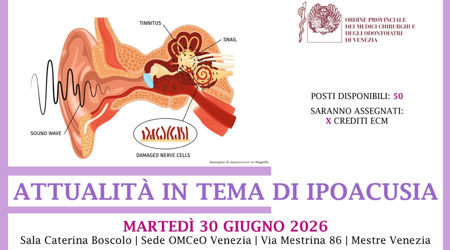 Clicca per accedere all'articolo Coming soon. Ipoacusia: tutto ciò che c'è da sapere in un nuovo convegno dell'Ordine a fine giugno