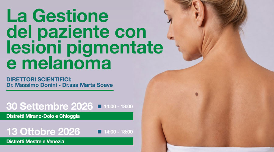 Clicca per accedere all'articolo La gestione del paziente con lesioni pigmentate della cute e melanoma_13 Ottobre 2026