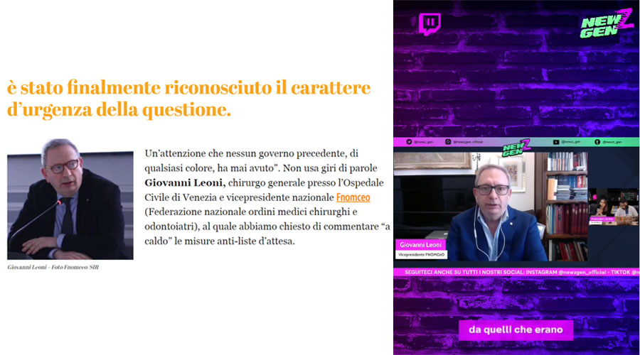 Clicca per accedere all'articolo Liste d'attesa, Leoni a SIR e Newzgen: «Riconosciuta l'urgenza, ma servono più risorse per il personale»
