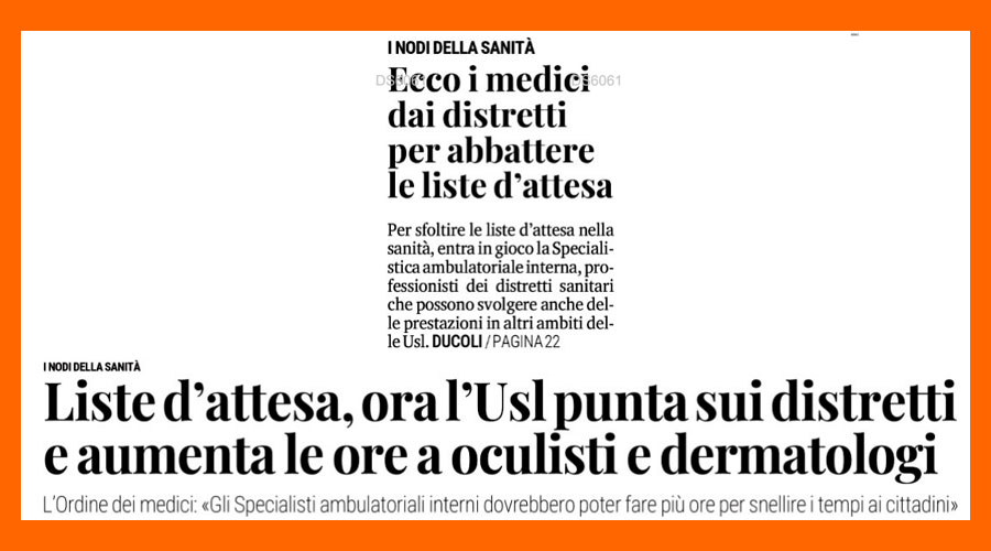 Clicca per accedere all'articolo Liste d'attesa, l'Ulss 3 punta sui SIA. Leoni alla Nuova: «Potrebbero fare anche più ore»