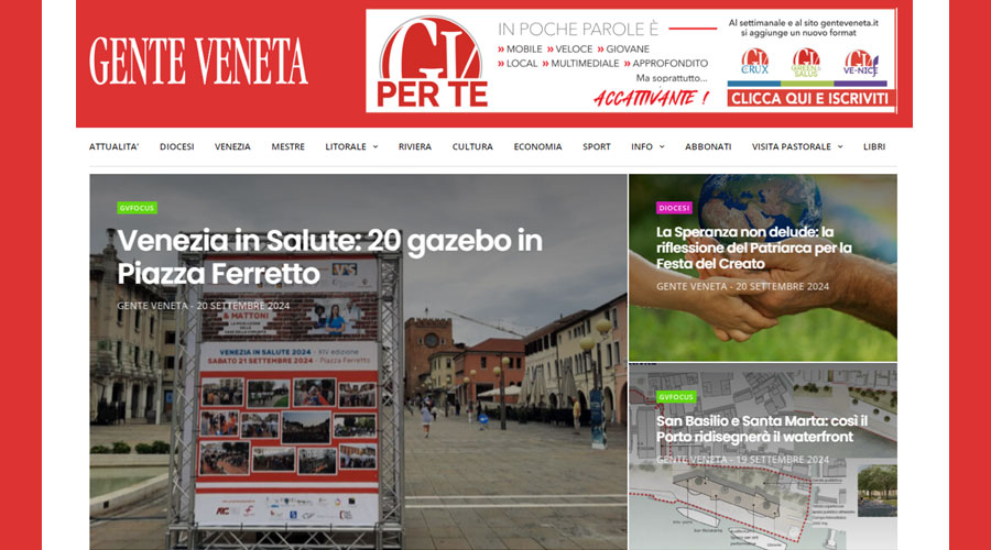 Clicca per accedere all'articolo Al via domani in Piazza Ferretto Venezia in Salute 2024: la rassegna stampa