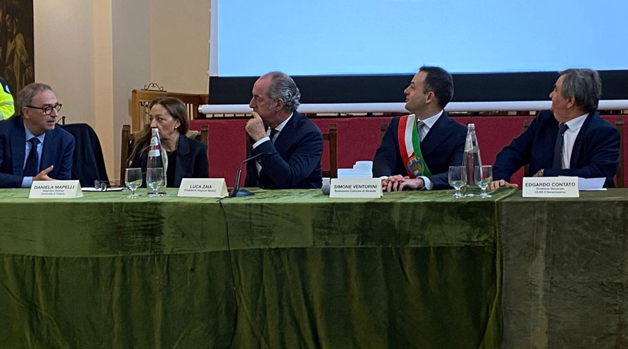 Clicca per accedere all'articolo Giornata storica per Venezia: al Civile inaugurato al Civile il nuovo corso di Medicina in inglese 