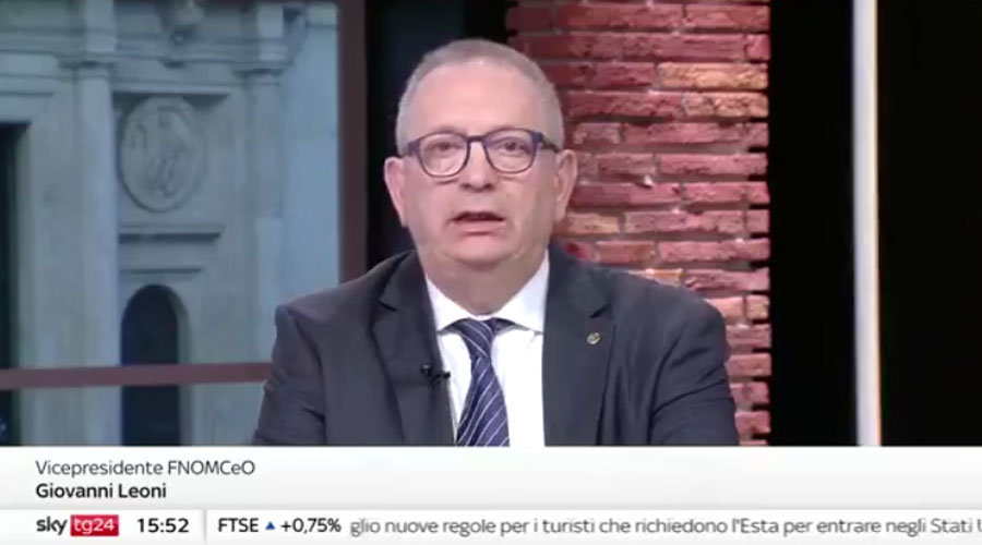 Clicca per accedere all'articolo Programma Nazionale Esiti, Leoni (FNOMCeO) a Sky Tg24: «La qualità della sanità migliora»