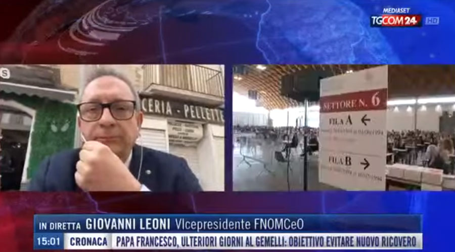 Clicca per accedere all'articolo Stop al test d'ingresso a Medicina, Leoni a TgCom24: «Si rischia nuova pletora medica»