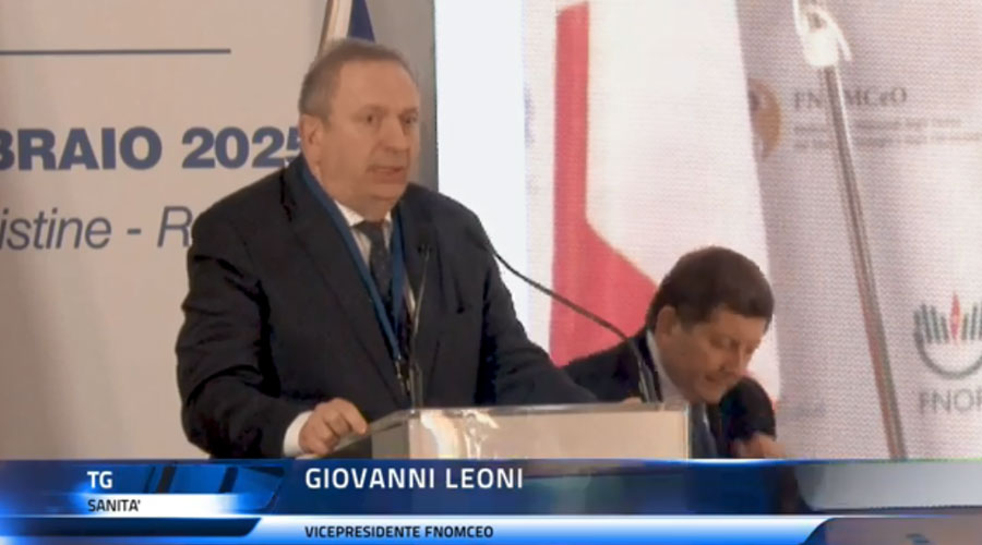 Clicca per accedere all'articolo Giornata del Personale sanitario: lo speciale del Tg Sanità. Per la FNOMCeO il presidente Leoni