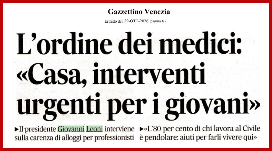 Clicca per accedere all'articolo Case e giovani: Venezia si spopola. Leoni al Gazzettino: «Interventi subito per invertire il trend»