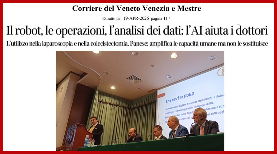Clicca per accedere all'articolo L'IA cambia la sanità: il CorVeneto e il Tg Sanità FNOMCeO raccontano il nostro convegno