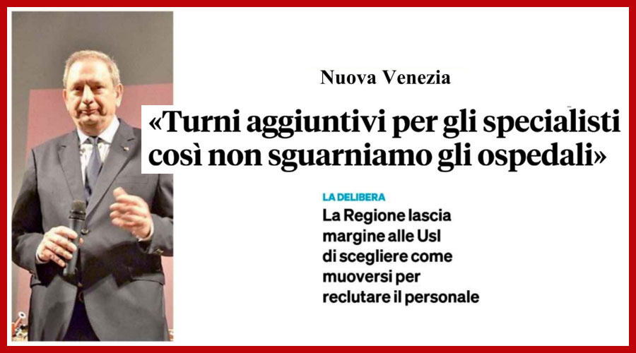 Clicca per accedere all'articolo Specialisti nelle Case della Comunità, Leoni alla Nuova: «Un accordo per turni aggiuntivi»