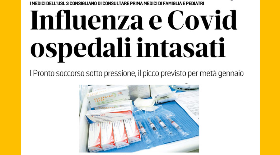 Clicca per accedere all'articolo Influenza & Covid in aumento, Leoni alla Nuova Venezia: «Usiamo di più le mascherine»