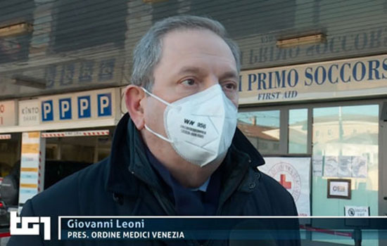 Clicca per accedere all'articolo Mini lockdown mirati: l'appello del presidente Leoni al Tg1