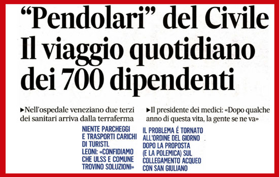 Clicca per accedere all'articolo Pendolari del Civile, vita difficile. Leoni: «Servono soluzioni o i medici se ne vanno»