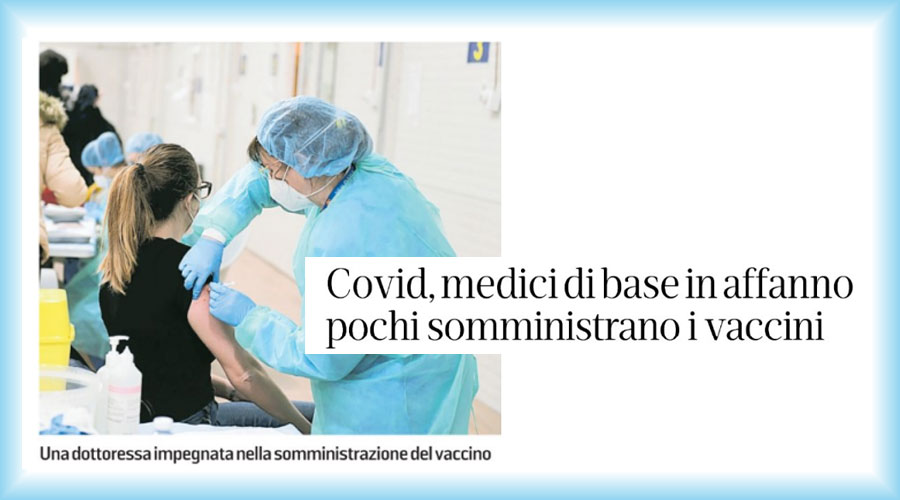 Clicca per accedere all'articolo Medici di famiglia e vaccini anti Covid, Leoni: «Sotto organico e con troppi assistiti»